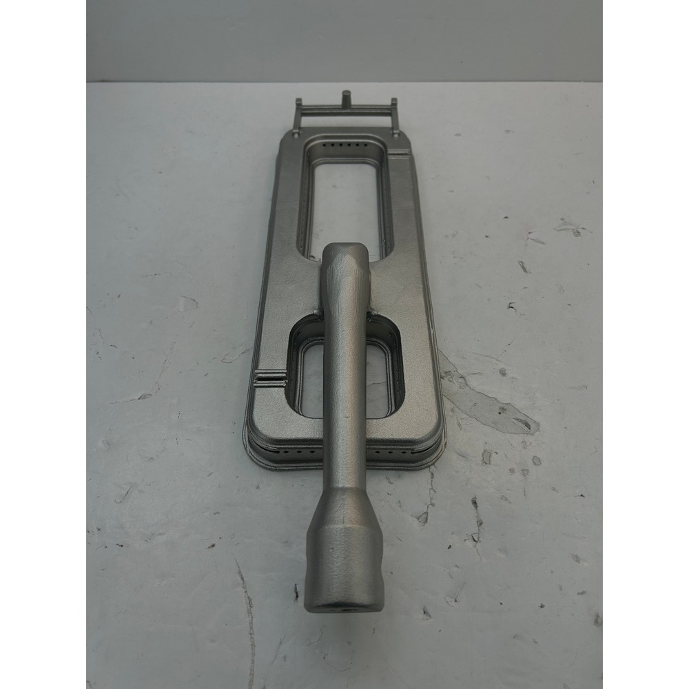 H-Burner Grill Replacement Part Cast Stainless Steel Silver